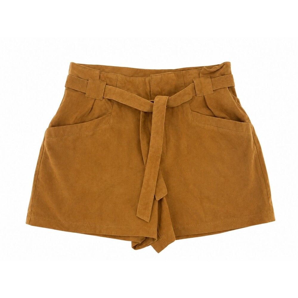 Women's Anthropologie Avec Les Filles Paperbag Suede Shorts Size M
